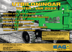 Utbildningar vinter/vår 2023 i Östersund!