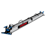 Vibratorbalk, enprofils, 380 V, 5,20 meter