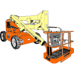Bomlift vikbom 15,75 meter 4x4