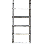 Stegram smal 5-pinnar